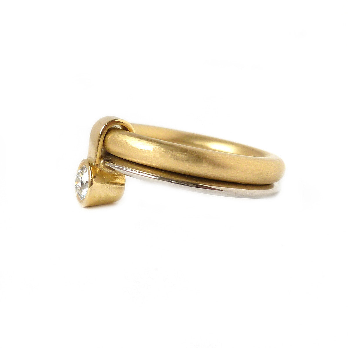18k Gold and Diamond Ring (r14) - Sue Lane Contemporary Jewellery - 2