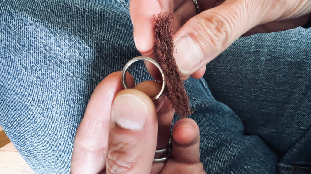 How to re-apply a matt finish to jewellery