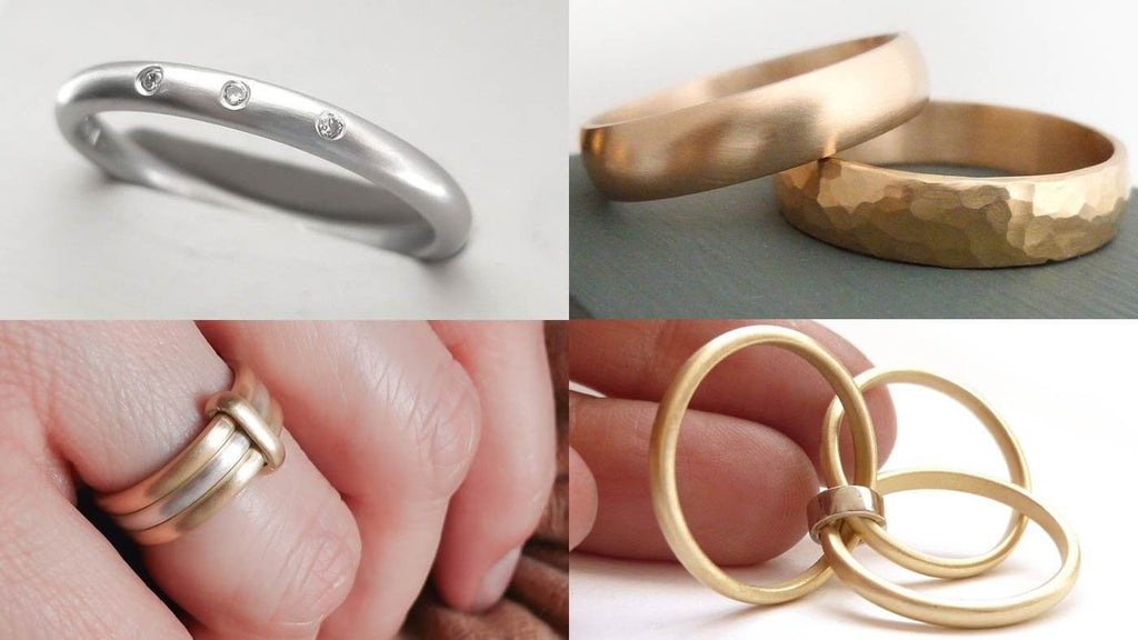 Ideas & inspiration: contemporary wedding rings