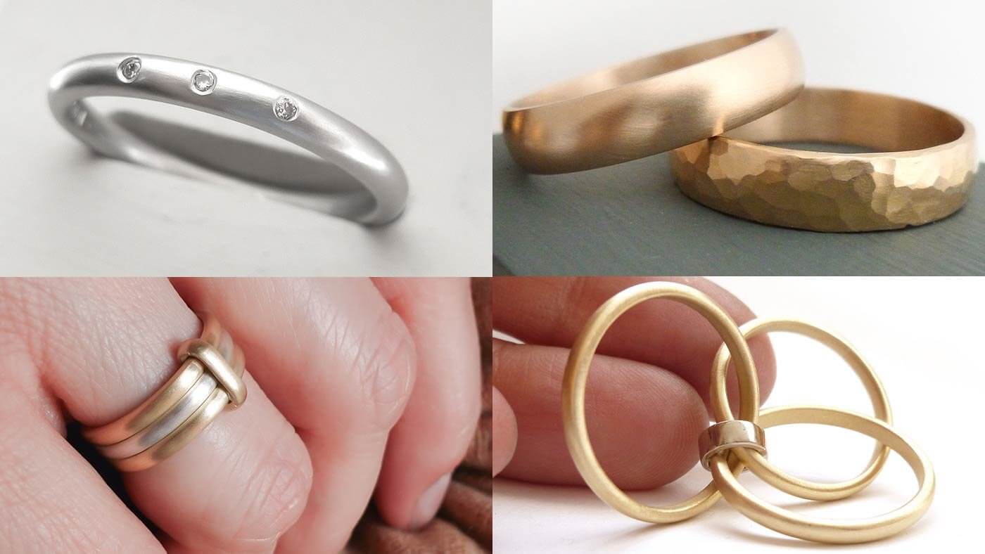 Ideas & inspiration: contemporary wedding rings