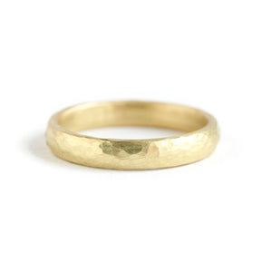 18ct gold diamond eternity ring with a hammered textured Sue Lane contemporary bespoke handmade