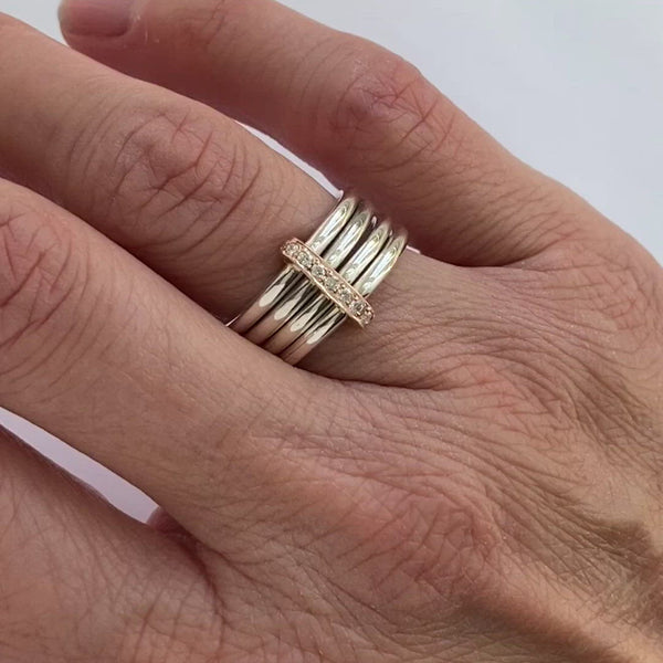 Thick Gold Flat Band Ring - Haloa– ke aloha jewelry