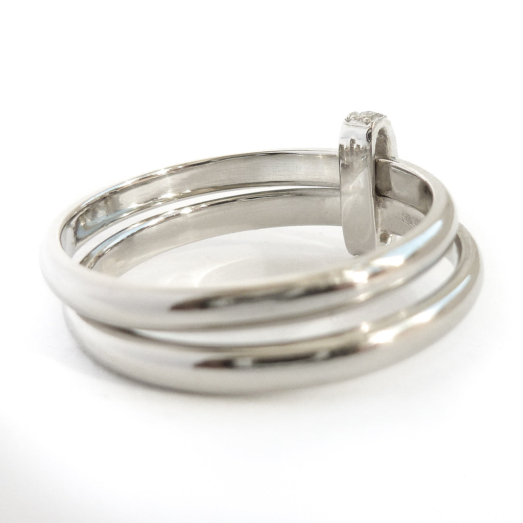 Multi band ring or interlocking ring, sometimes called double band ring too. Contemporary and modern - bespoke and unique too.