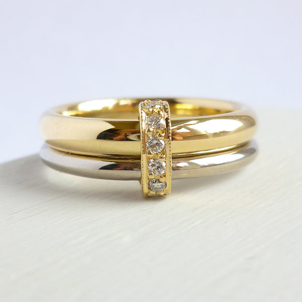 Contemporary white gold rings hotsell