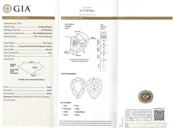 Platinum, 18ct Gold, Champagne And White Diamond Ring. Contemporary, Bespoke, Sue Lane. With GIA Certificate