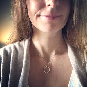 Handmade, unique, modern and contemporary necklace, pendant by Sue Lane, Herefordshire UK.