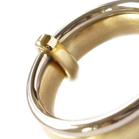 18k Gold two band ring (rd14) - Sue Lane Contemporary Jewellery - 4