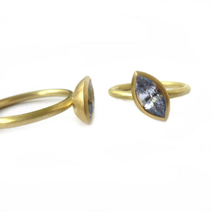 SOLD: 18k Gold and Sapphire Ring Set (OF34) - Sue Lane Contemporary Jewellery - 3
