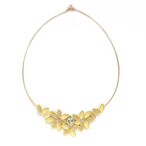 SOLD: 18k Gold and Aquamarine Necklace(OF17) - Sue Lane Contemporary Jewellery - 2