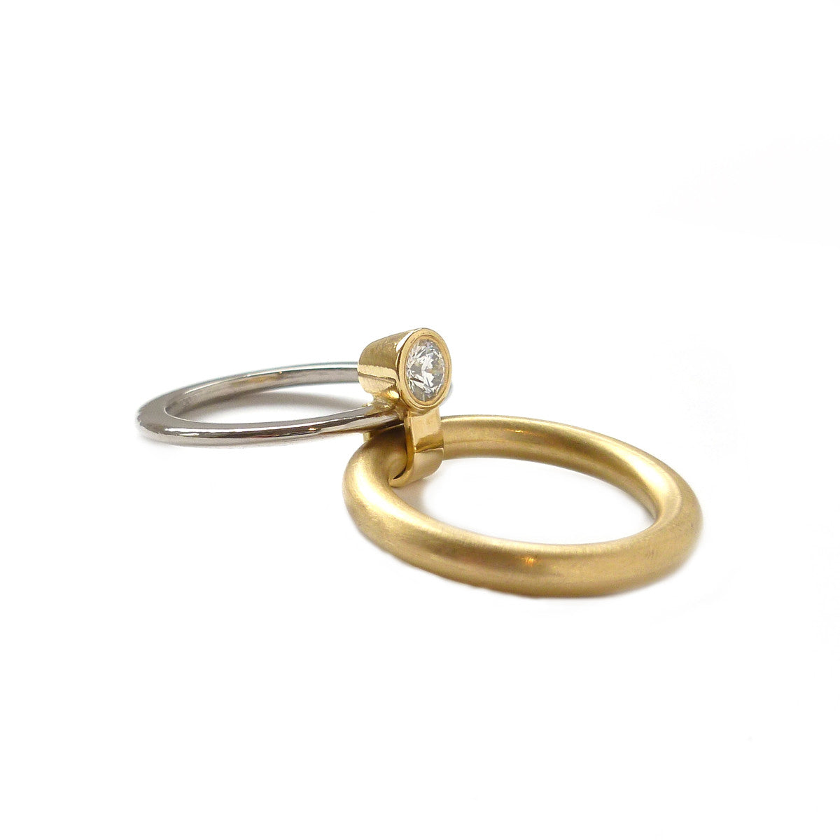 18k Gold and Diamond Ring (r14) - Sue Lane Contemporary Jewellery - 3