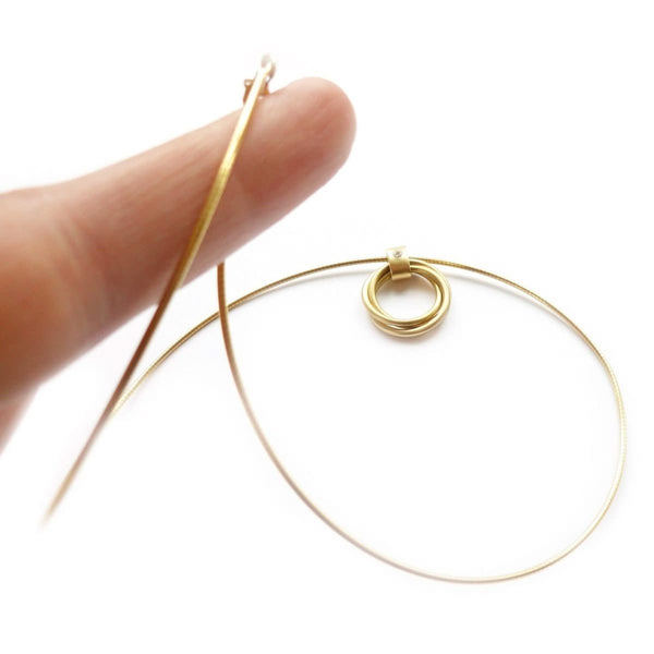 Contemporary 18k Gold and Diamond Necklace (cir08) - Sue Lane Contemporary Jewellery - 6