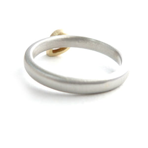 modern simple cognac diamond engagement ring by designer Sue Lane