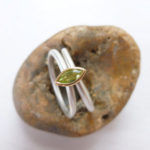 Green gold ring 