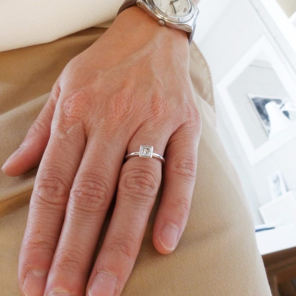 stacking platinum ringset 