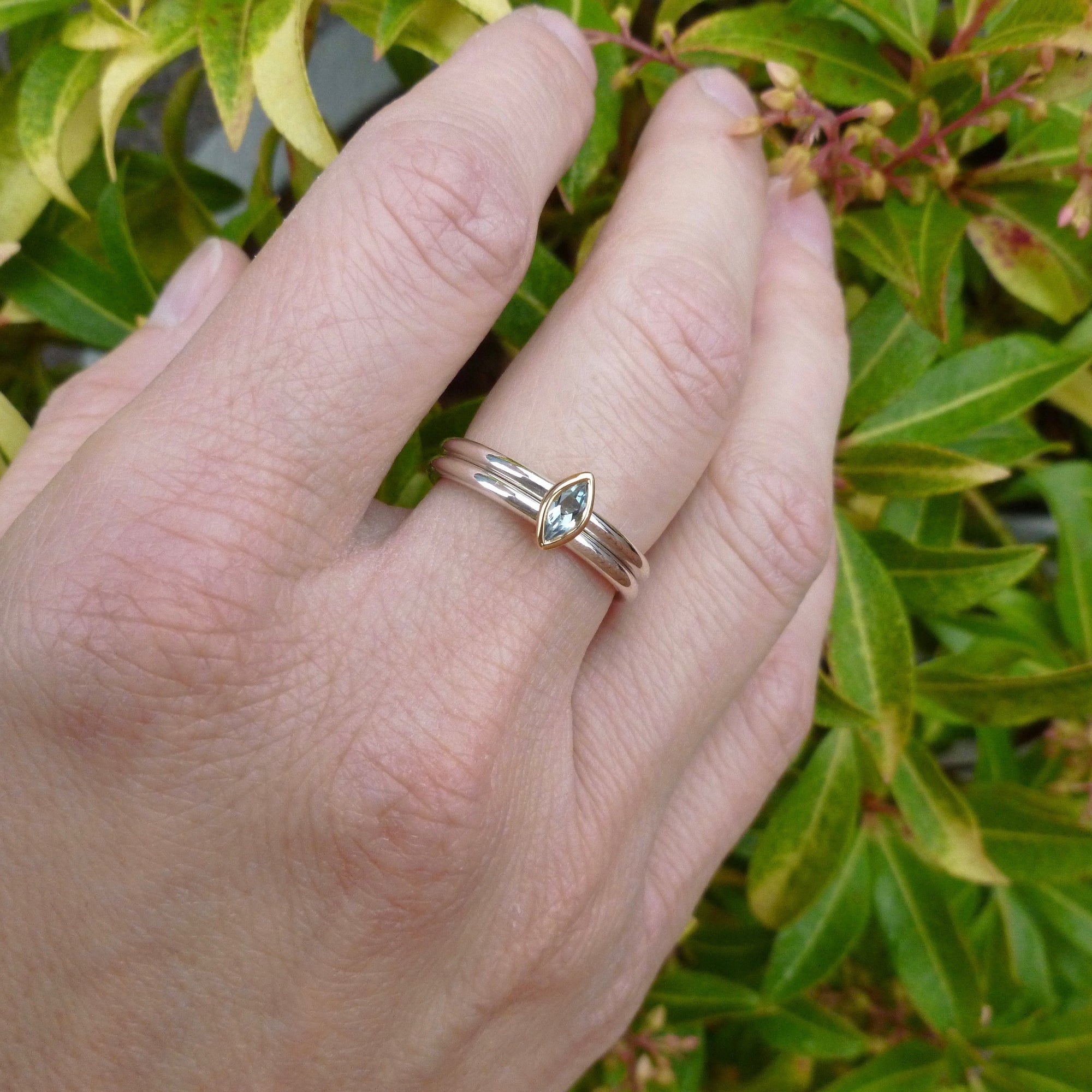 bespoke wedding ring handmade by Uk designer and maker