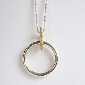 Handmade, unique, modern and contemporary necklace, pendant by Sue Lane, Herefordshire UK.