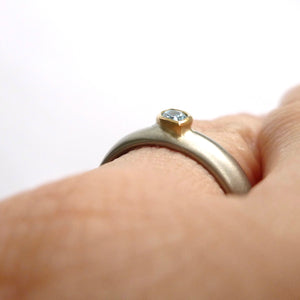 contemporary platinum and marquise aquamarine wide ring engagement or dress ring. Handmade by Sue Lane UK