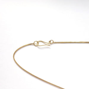 Contemporary, unique, bespoke and handmade 18ct yellow gold pendant