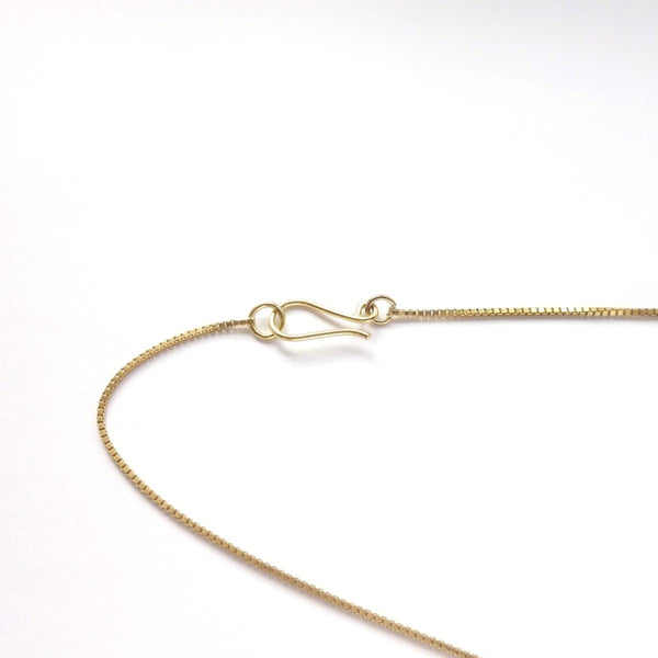 Contemporary, unique, bespoke and handmade 18ct yellow gold pendant