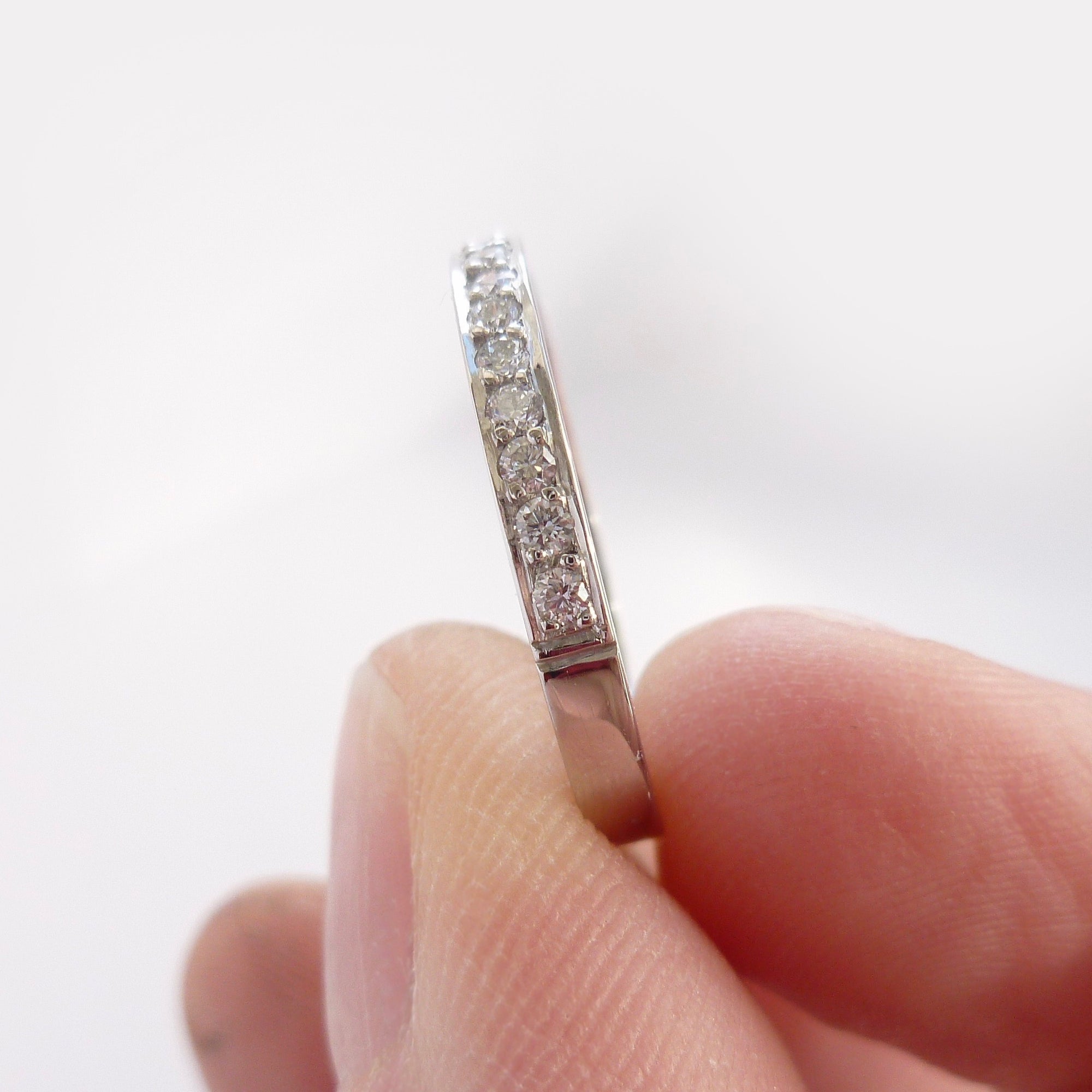Classic eternity ring design by Sue Lane contemporary jewellery.