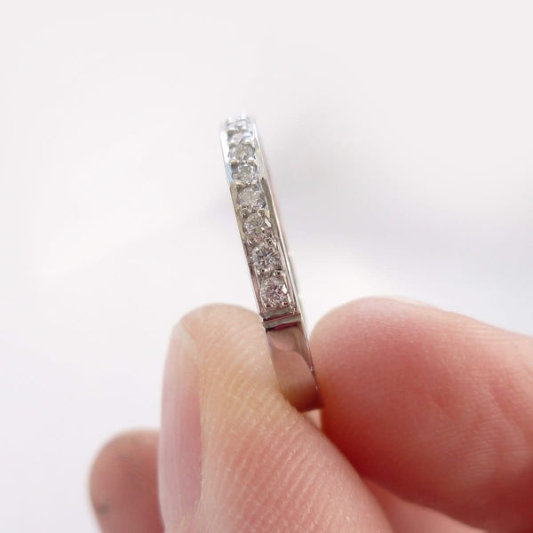 Classic eternity ring design by Sue Lane contemporary jewellery.