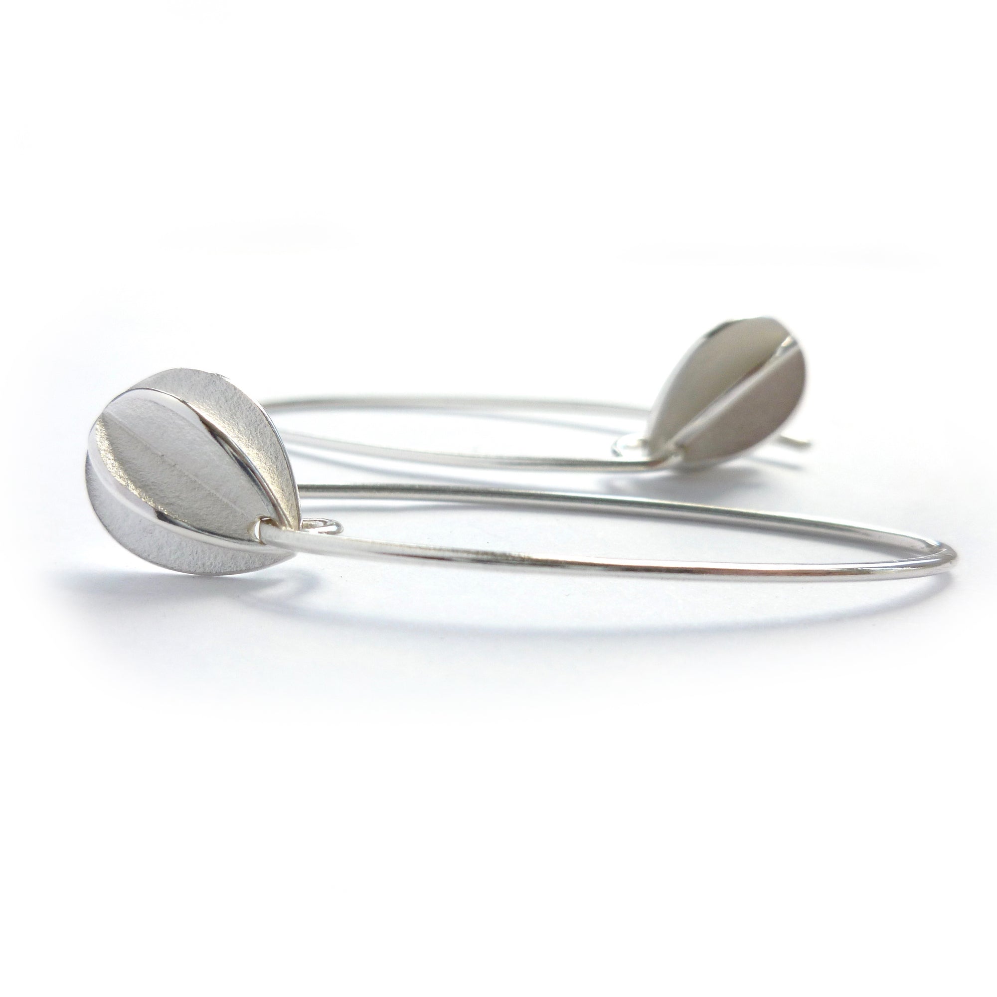 Silver hook earrings - simple and beautiful